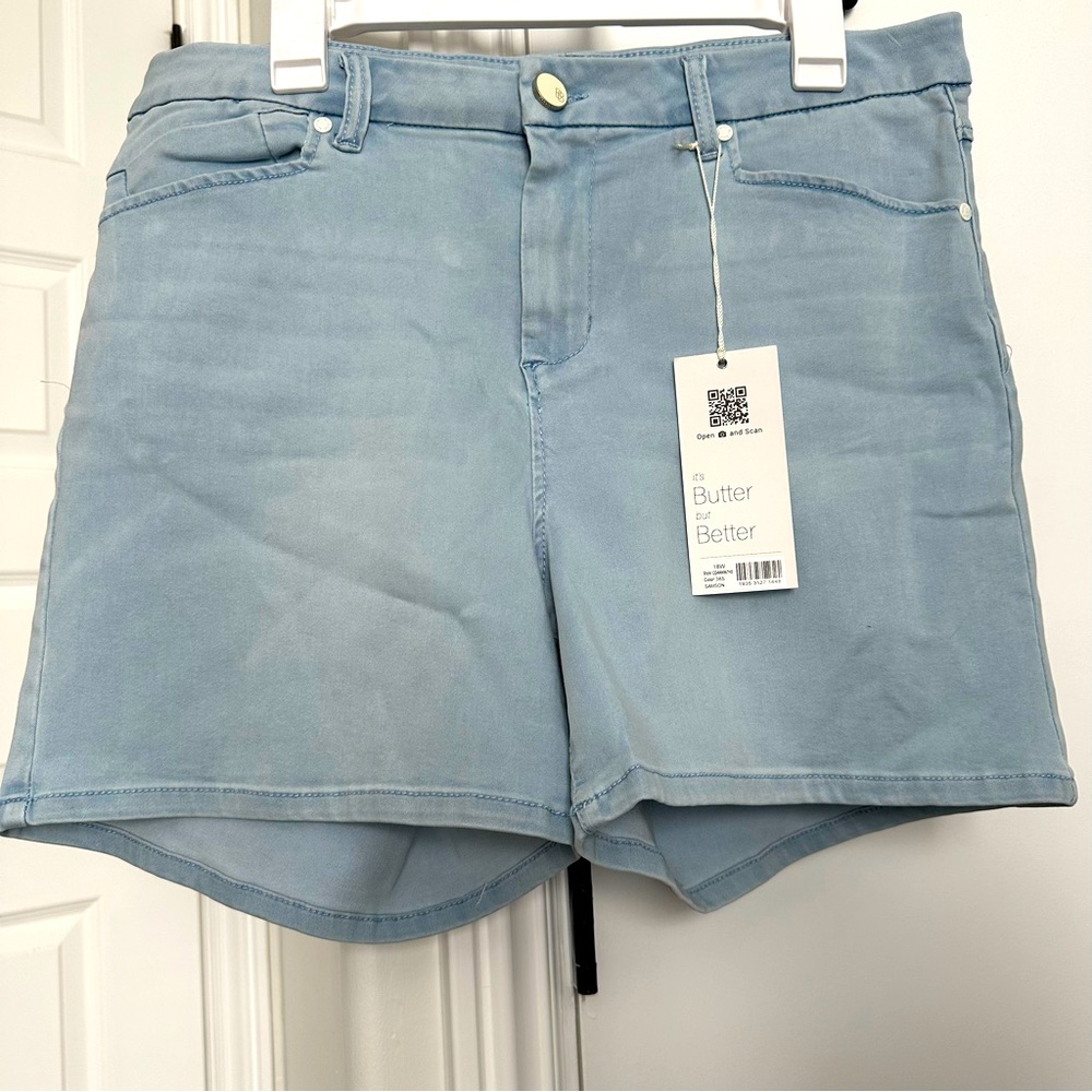 1822 Denim Better Butter Shorts Size 18W NWT